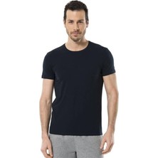 Cacharel 1331 O Yaka Kısa Kollu Erkek T-Shirt - Lacivert