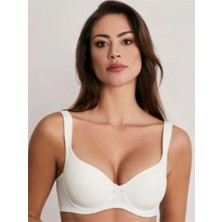 Eros ERSK100 Lily Toparlayıcı Kulaklı Boş Cup Tek Sütyen - Ekru