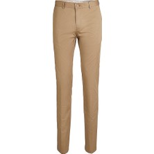 Emnana Bej Pamuklu Nanotex Slim Fit Chino Pantolon