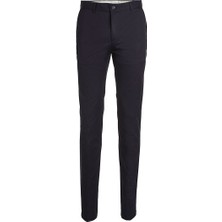 Emnana Lacivert Pamuklu Nanotex Slim Fit Chino Pantolon