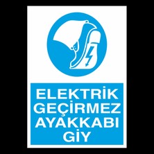 Technopa Elektiri Geçirmez Ayakkabını Giy 20 x 30 cm