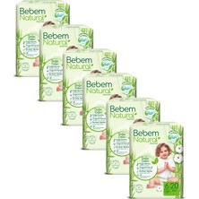 Bebem Natural Bebek Bezi 6 Beden E.large Aylık Fırsat Paketi 120 Adet + Evony Maske 10'lu Hediyeli