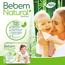 Bebem Natural Bebek Bezi 6 Beden E.large 2 Aylık Fırsat Paketi 240 Adet + Evony Maske 10'lu Hediyeli