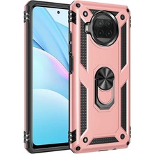 CoverZone Xiaomi Mi 10T Lite 5g Shockproof Yüzük Tutuculu Vega Rosegold