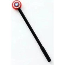 Star Global  Captain America Temalı Tükenmez Kalem Siyah Mürekkep