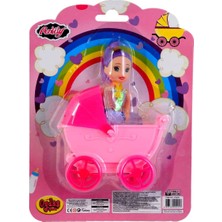 Çebi Toys Anlily Bebekli Yataklı Puset