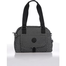 Smart Bags SMBK1122-0127 Siyah/beyaz Kadın Omuz Çantası