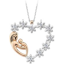 Sirius Pırlanta Anne Kalbi Kolye 0431P0009