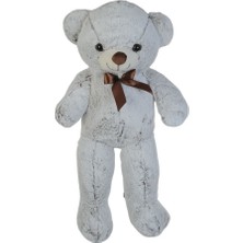 Halley Oyuncak Kırçıllı Ayı Peluş 80 cm Açık Gri