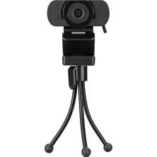 Everest SC-HD02 1080P Full Hd Auto Focus Metal Tripod ve Hassas Dahili Mikrofonlu Webcam USB Pc Kamera