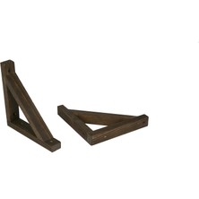 Met Metal Masif Ahşap Raf Ayağı 18*18 Cm. 2 Adet