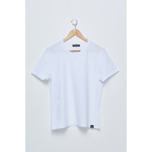 D'or Chiton Erkek Beyaz V Yaka T-Shirt