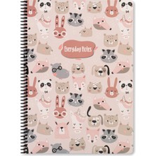 Keskin Color A4 Çizgili Defter Animal Friends - Hayvanlar