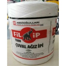 Abdioğulları Ip Beyaz Çuval Ağzı % 100 Fibrilize Ip  1000 gr