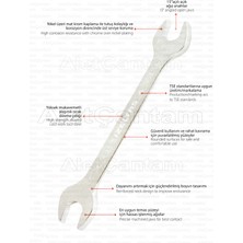 Açık Ağız Anahtar Takımı 8 Parça