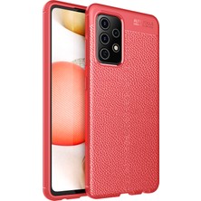 Hesaplı Dünya Samsung Galaxy A72 Kılıf Koruyucu Esnek Tpu Silikon Kırmızı