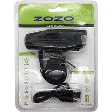 Zozo - Ön Far 4 Fonksiyonlu USB Şarjlı LED - 7029