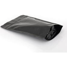 Siyah Alüminyum Kilitli Doypack 250'li - 11X18,5 cm
