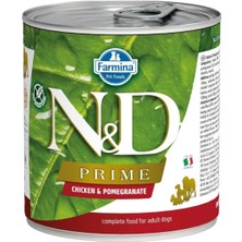 N&d Prime Tavuk ve Narlı Köpek Konserve Maması 285 gr Idili