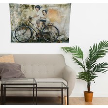Vagonik Sokak Sanatı Duvar Örtüsü 150X100 cm
