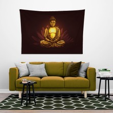 Vagonik Buddha Meditasyon Duvar Örtüsü 150X100 cm