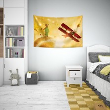 Vagonik Küçük Prens Duvar Örtüsü Halısı 150 x 100 cm