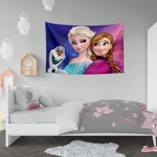 Vagonik Karlar Kraliçesi Duvar Örtüsü Halısı 70 x 100 cm