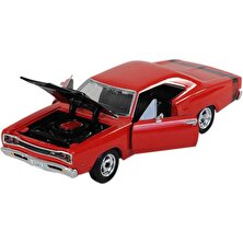 Çebi Toys Metal 1969 Dodge Coronet Kırmızı 1:24 Ölçek