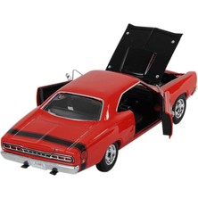 Çebi Toys Metal 1969 Dodge Coronet Kırmızı 1:24 Ölçek