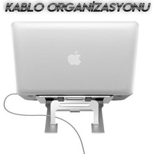 Microcase 7-17 inch Macbook Notebook Laptop için Aluminyum Stand 6 Kademeli Masaüstü Tutucu - AL2510