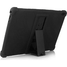 Microcase Lenovo Tab M10 Hd TB-X306F 10.1 Tablet Standlı Silikon Kılıf Siyah