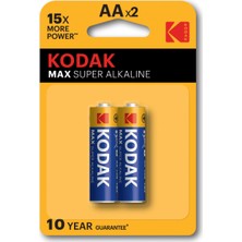 Kodak Max Alkalin Blister Kalem Pil 2 Adet