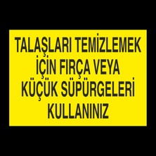 Taşları Temizlemek Için Fırça Veya Küçük Süpürgeleri Kullanınız 20 x 30 cm