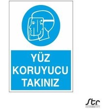 Yüz Koruyucu Takınız 20 x 30 cm