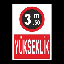 Yükseklik 3.50M 20 x 30 cm