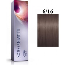 Wella Illumina 6/16 Koyu Kül Menekşe Sarışın Saç Boyası 60 ml