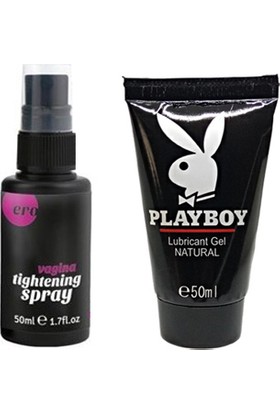 Hintohu Bayanlara Özel Vagina Care Spray Vajina Bakım Sprey 50 Ml+Playboy Lubricant 50ML Kayganlaştırıcı Jel