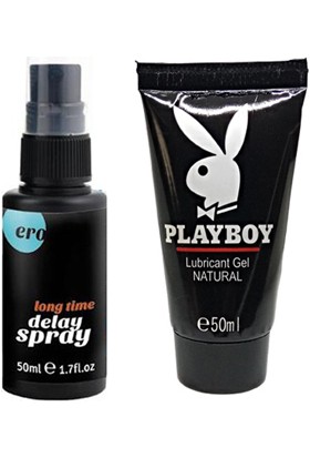 Hintohu Ero Long Time Spray For Men 50ML Erkeklere Özel Sprey + Playboy Lubricant 50ML Kayganlaştırıcı Jel