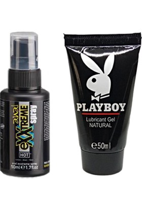 Hintohu Bayanlara ve Erkeklere Özel Ferahlatıcı Sprey 50 ml + Playboy Lubricant 50ML Kayganlaştırıcı Jel