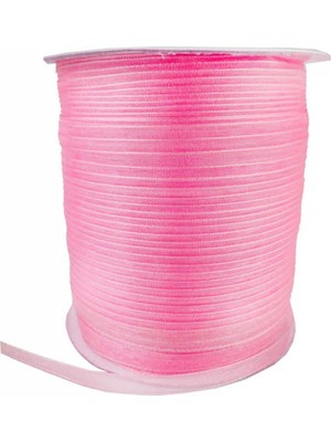 Hayaller Dükkanı Kurdela Tül Pembe 1cm PK:500YARD