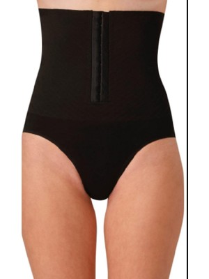 Form Angel Agraflı Yüksek Bel Slip Korse Siyah 5521