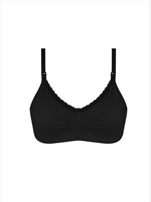 Form Angel Dikişsiz Emzirme Sütyeni Siyah 7002
