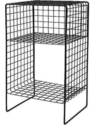 Wess Dizayn Metal Sehpa Iskandinav Model Kafes Tel Ayaklı Raf WD-108
