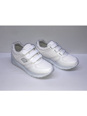 Cırtlı Spor Ayakkabı Beyaz