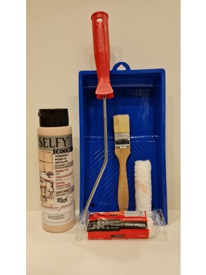 Rich Selfy Decor 500 cc 750 gr Armoni Kendinden Vernikli Dolap Boyama Seti