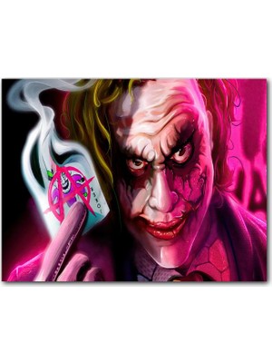 Cakatablo Ahşap Tablo Anarşist Kartı Ile Joker Görseli