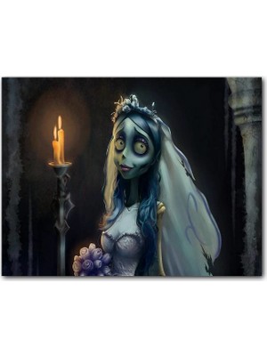 Cakatablo Ahşap Tablo Ölü Gelin Görseli