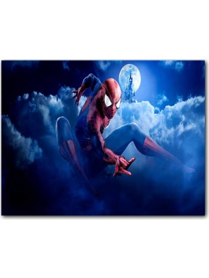 Cakatablo Ahşap Tablo Marvel Karakteri Örümcek Adam Görseli