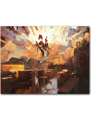 Cakatablo Ahşap Tablo Disco Elysium Displate Koleksiyonu Görseli