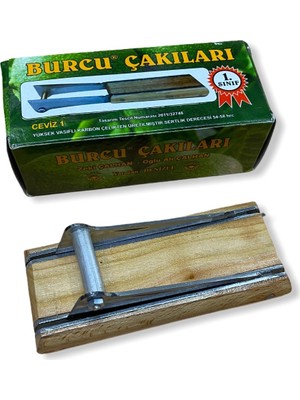 Aşı Bıçağı Ceviz Aşı Çakısı Çift Bıçak Dövme El Yapması